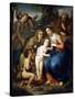 The Holy Family with Saint Elizabeth-Anton Raphael Mengs-Stretched Canvas