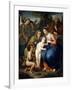 The Holy Family with Saint Elizabeth-Anton Raphael Mengs-Framed Premium Giclee Print