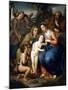 The Holy Family with Saint Elizabeth-Anton Raphael Mengs-Mounted Premium Giclee Print