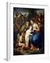 The Holy Family with Saint Elizabeth-Anton Raphael Mengs-Framed Giclee Print