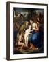 The Holy Family with Saint Elizabeth-Anton Raphael Mengs-Framed Giclee Print