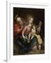 The Holy Family with Saint John the Baptist,18th century-South American School-Framed Giclee Print