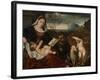 The Holy Family with Saint John-Tiziano Vecelli Titian-Framed Giclee Print