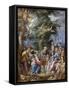 The Holy Family with Saints and Angels-Joachim Wtewael-Framed Stretched Canvas