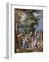 The Holy Family with Saints and Angels-Joachim Wtewael-Framed Giclee Print