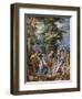 The Holy Family with Saints and Angels-Joachim Wtewael-Framed Giclee Print