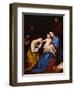 The Holy Family with Saints Anne and Catherine of Alexandria, 1648-Jusepe de Ribera-Framed Giclee Print