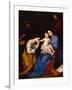 The Holy Family with Saints Anne and Catherine of Alexandria, 1648-Jusepe de Ribera-Framed Giclee Print