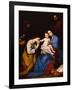 The Holy Family with Saints Anne and Catherine of Alexandria, 1648-Jusepe de Ribera-Framed Giclee Print