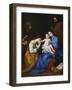 The Holy Family with Saints Anne and Catherine of Alexandria, 1648-Jusepe de Ribera-Framed Giclee Print