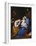 The Holy Family with Saints Anne and Catherine of Alexandria, 1648-Jusepe de Ribera-Framed Giclee Print