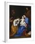 The Holy Family with Saints Anne and Catherine of Alexandria, 1648-Jusepe de Ribera-Framed Giclee Print