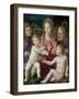 The Holy Family with Saints Anne and John the Baptist, 1546-Agnolo Bronzino-Framed Giclee Print