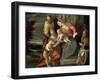 The Holy Family with Saints Catherine, Anne and John the Baptist, C1580-C1582-Benedetto Caliari-Framed Giclee Print