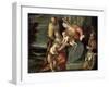 The Holy Family with Saints Catherine, Anne and John the Baptist, C1580-C1582-Benedetto Caliari-Framed Giclee Print