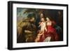 The Holy Family with Saints Francis and Infant St. John the Baptist-Peter Paul Rubens-Framed Art Print