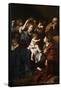 The Holy Family With Santa Catalina, 1617-1619, Italian School-Bartolomeo Cavarozzi-Framed Stretched Canvas