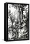 The Holy Family with St. Anne and St. Joachim, 1511 (Woodcut)-Albrecht Dürer-Framed Stretched Canvas