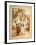 The Holy Family with St. Anne, Attended by Angels and Cherubim-Pietro da Pietri-Framed Giclee Print