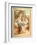 The Holy Family with St. Anne, Attended by Angels and Cherubim-Pietro da Pietri-Framed Premium Giclee Print