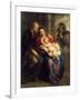 The Holy Family with St. Anne, c.1630-1635-Peter Paul Rubens-Framed Giclee Print