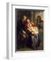 The Holy Family with St. Anne, c.1630-1635-Peter Paul Rubens-Framed Giclee Print