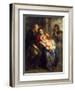 The Holy Family with St. Anne, c.1630-1635-Peter Paul Rubens-Framed Giclee Print
