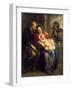 The Holy Family with St. Anne, c.1630-1635-Peter Paul Rubens-Framed Giclee Print