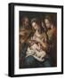 The Holy Family with St Catherine, c.1600-Giulio Cesare Procaccini-Framed Giclee Print