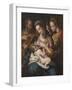 The Holy Family with St Catherine, c.1600-Giulio Cesare Procaccini-Framed Giclee Print