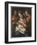 The Holy Family with St Catherine, c.1600-Giulio Cesare Procaccini-Framed Giclee Print