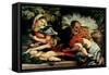 The Holy Family with St. Catherine of Alexandria, 1533-Lorenzo Lotto-Framed Stretched Canvas