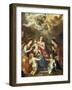 The Holy Family with St Catherine of Alexandria, two Angels and another Female Saint-Hendrik van Balen the Elder-Framed Giclee Print