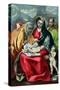 The Holy Family with St.Elizabeth, 1580-85-El Greco-Stretched Canvas