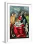 The Holy Family with St.Elizabeth, 1580-85-El Greco-Framed Giclee Print