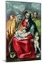 The Holy Family with St.Elizabeth, 1580-85-El Greco-Mounted Giclee Print