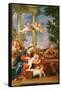 The Holy Family with St. Elizabeth and St. John the Baptist, circa 1645-50-Francesco Albani-Framed Stretched Canvas