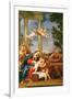 The Holy Family with St. Elizabeth and St. John the Baptist, circa 1645-50-Francesco Albani-Framed Giclee Print