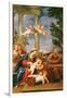 The Holy Family with St. Elizabeth and St. John the Baptist, circa 1645-50-Francesco Albani-Framed Giclee Print