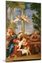 The Holy Family with St. Elizabeth and St. John the Baptist, circa 1645-50-Francesco Albani-Mounted Giclee Print