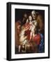 The Holy Family with St Elizabeth, St John and a Dove, c.1609-Peter Paul Rubens-Framed Giclee Print