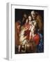 The Holy Family with St Elizabeth, St John and a Dove, c.1609-Peter Paul Rubens-Framed Giclee Print