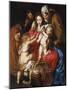 The Holy Family with St Elizabeth, St John and a Dove, c.1609-Peter Paul Rubens-Mounted Giclee Print