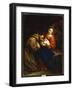 The Holy Family with St. Francis, 1665-Jacob Van Oost-Framed Giclee Print