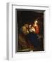 The Holy Family with St. Francis, 1665-Jacob Van Oost-Framed Giclee Print