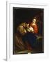 The Holy Family with St. Francis, 1665-Jacob Van Oost-Framed Giclee Print