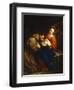 The Holy Family with St. Francis-Jacob Van Oost-Framed Giclee Print