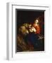 The Holy Family with St. Francis-Jacob Van Oost-Framed Giclee Print