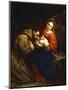 The Holy Family with St. Francis-Jacob Van Oost-Mounted Giclee Print