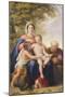 The Holy Family with St John the Baptist-Pelagio Palagi-Mounted Giclee Print